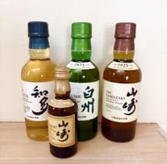 山崎・山崎12年・白州・知多ウイスキーセット 180ml - メルカリ