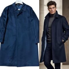 極艶 光沢✨ ブルックスブラザーズ カシミヤ100% ステンカラーコート