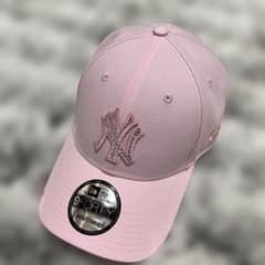 9FORTY Rhinestone ラインストーン ニューヨークヤンキースピンク