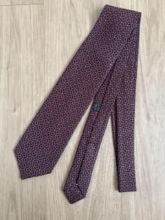 E. Marinella (マリネッラ) シルク セッテピエゲ 小紋柄ネクタイ