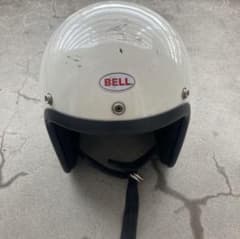 TT&CO ジェットヘルメット アイボリー白 BELL 500-tx L/XL - メルカリ