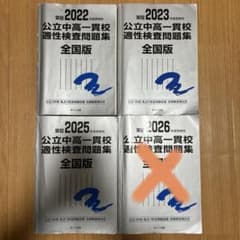 銀本2025・2023・2022】公立中高一貫校適性検査問題集 3冊セット