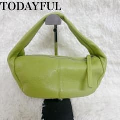 極美品】TODAYFUL Leather Wrap Bag ライムグリーン - メルカリ