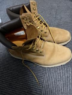 Timberland ベージュ ワークブーツ - メルカリ