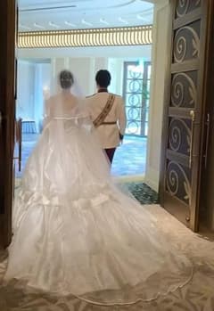 ウェディング ミッキー ロングベール ディズニーアンバサダーホテル