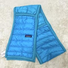 激レアカラー patagonia ダウン マフラー 青 菅田将暉 ALABAMA - メルカリ
