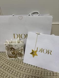 Dior］ショップ袋3点セット(星型チャーム付) - メルカリ