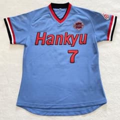 阪急ブレーブス ユニフォーム 福本豊 ビジター メッシュ 野球 刺繍
