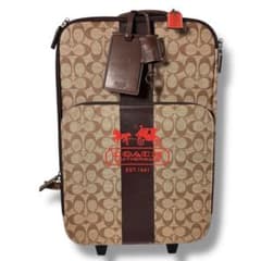 極美品】COACH コーチ キャリーケース スーツケース レザー LV南京錠