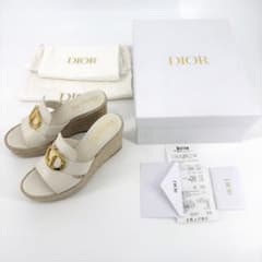 Christian Dior MONTAIGNE ディオール サンダル 37.5 - メルカリ