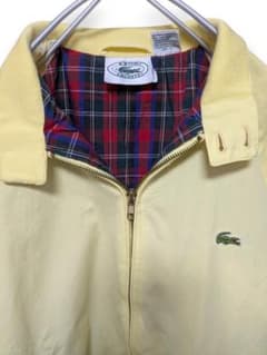 80s 90s IZOD LACOSTE スイングトップ L 黄色 裏地チェック - メルカリ