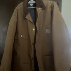 Carhartt ブラウンジャケット コーデュロイ襟 - メルカリ