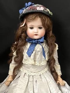 アンティーク ドイツ製 ビスクドール 55㎝ スリープアイ コン