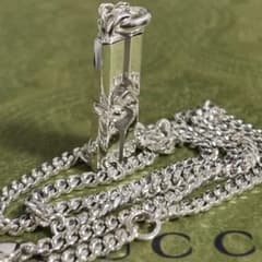 GUCCI 新品同様品 ノットネックレス インフィニティ 喜平チェーン 極美