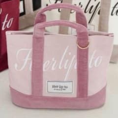 週末限定価格】herlipto ルミネ新宿店限定 HLT mini tote - メルカリ