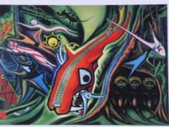 岡本太郎、森の掟、画集作品の1部、希少、高級額付 - メルカリ