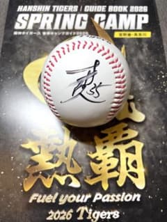 阪神タイガース 才木浩人 直筆サインボール 2026沖縄キャンプ限定球