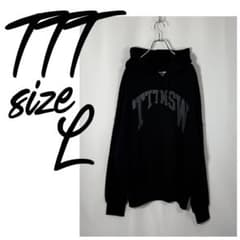 定価2.4万】TTT-MSW COLLEGE LOGO フーディ ブラック L - メルカリ