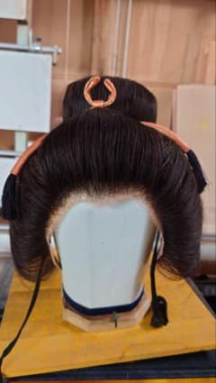 日本髪かつら 演劇用 コスプレ用 観賞用 箱は破損 - メルカリ