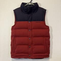 パタゴニア Patagonia ダウンベスト メンズXS レッド×ネイビー - メルカリ