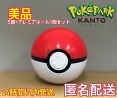 美品】モンスターボール5個+プレミアボール1個 ポケパークカントー