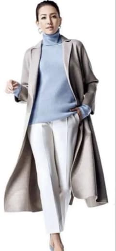 美品 エスマックスマーラ クチートアマーノロングコート 38 - メルカリ