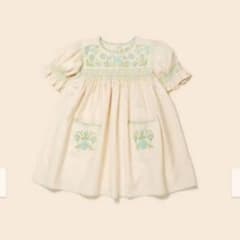 apolina kids◾️Dora dress Milk 3-5y - メルカリ