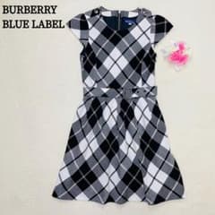 バーバリーブルーレーベル Y2K ノースリーブ ミニワンピース チェック