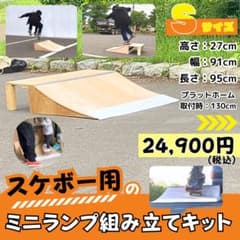 スケボー ランプ ミニランプ 組み立てキット Sサイズ セクション