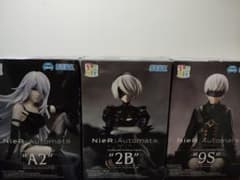 ニーア オートマタ 2B 9S A2 ちょこのせ フィギュア 3体セット - メルカリ