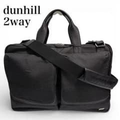 dunhill】ダンヒル 2WAY ビジネスバッグ ブラック A4収納可 - メルカリ