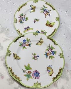 美品✨ヘレンド ヴィクトリアブーケ サラダ デザート プレート17 皿 花