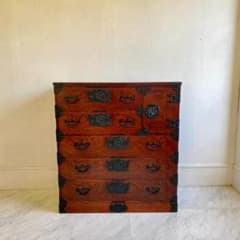 岩谷堂箪笥 チェスト 民芸家具 検査済証付き 和箪笥 民芸タンス 中古