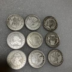 当時物 ポケモン 明治乳業 バトルコイン メダル レア 9枚 ピカチュウ