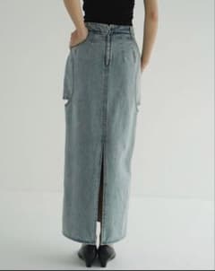 CLANE CIRCLE CUT LAYERED DENIM SKIRTタグ付き - メルカリ