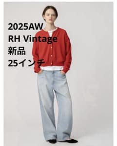 RH Vintage オーガニックコットン ビッグデニムパンツ（blue） 25