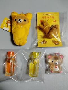 リラックマ マスコットキーチェーン等5種 コリラックマ キイロイトリ