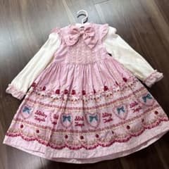 シャーリーテンプル フリルケーキ ワンピース 110 - メルカリ