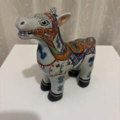 有田焼 円左エ門窯 午(馬)置物 高さ約17cm - メルカリ