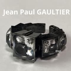 Jean Paul GAULTIER クリスタル スクエア リング JPG - メルカリ