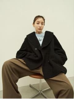 nb付き MINAMI TANAKA×CLANE OVER TWEED COAT - メルカリ