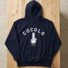 COCOLO BLAND ココロブランド ボングロゴ パーカー 黒 L - メルカリ