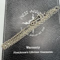 美品 ファーストアローズ フックチェーンS 細角 50センチ - メルカリ