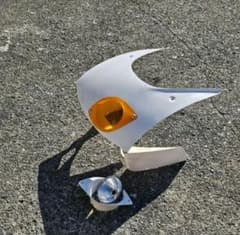 FRP製 NS-1用 耐久アッパーカウル オレンジ ライト付き - メルカリ