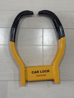 TOYOTA カー ロック イエロー/ブラック - メルカリ