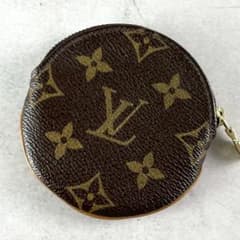 極美品 ルイヴィトン モノグラム ポルト モネ ロン コインケース 小銭