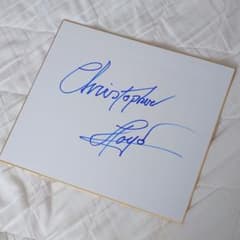 クリストファー・ロイド 直筆サイン - メルカリ