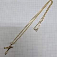 18金ミンサー、サンペンダントネックレス6.43g44センチ ユニセックス