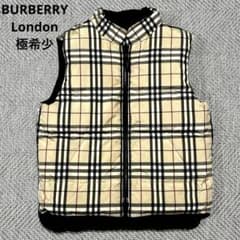 極希少 バーバリー ロンドン ダウンベスト ノバチェック ブラック