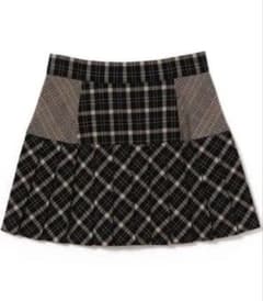 andmary coco check pleats skirt - メルカリ